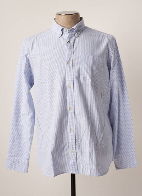 Cămașă cu mâneci lungi imprimeu dungi albastru JACK & JONES homme