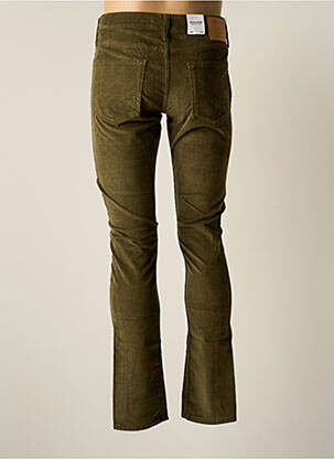 Pantalon slim țesătură catifea mărime normală verde JACK & JONES bărbat