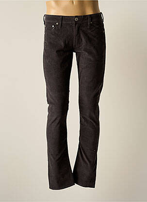 Pantalon slim țesătură catifea mărime normală gri JACK & JONES bărbat