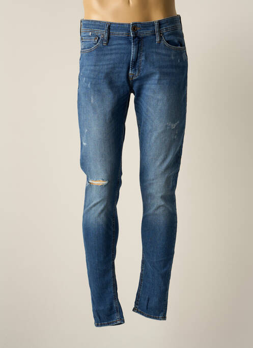 Blugi cu croială slim albastru JACK & JONES bărbat