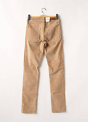 Pantalon slim țesătură catifea mărime normală bej JACK & JONES bărbat