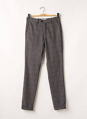 Pantalon slim elasticitate mărime normală gri JACK & JONES bărbat