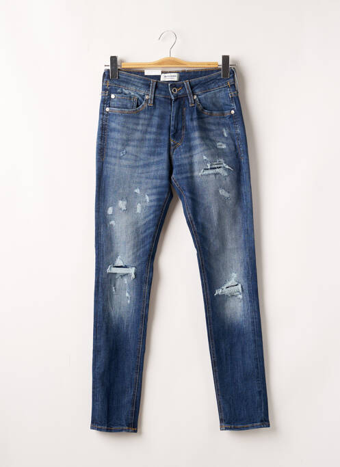Blugi skinny albastru JACK & JONES bărbat