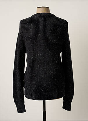 Pulover țesătură melanj mâneci lungi negru CELIO bărbat