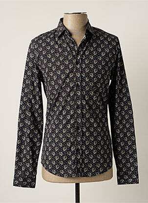 Cămașă cu mâneci lungi negru BONOBO bărbat