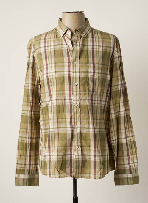 Cămașă cu mâneci lungi verde CELIO bărbat