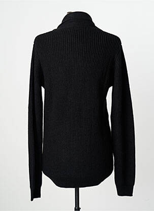 Vestă cu mâneci lungi tricot gros negru SORBINO bărbat