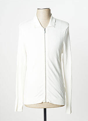 Vestă cu mâneci lungi alb DEVRED bărbat