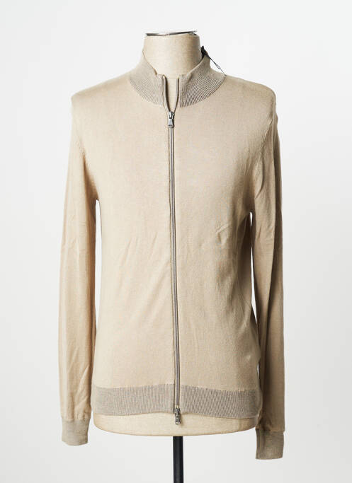 Vestă cu mâneci lungi bej DEVRED bărbat