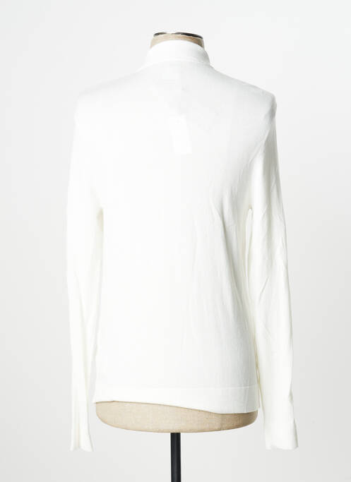 Vestă cu mâneci lungi alb DEVRED bărbat