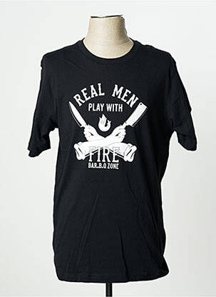 Tricou negru HERO BY JOHN MEDOOX bărbat