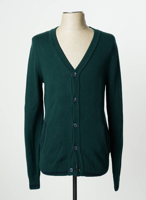 Vestă cu mâneci lungi verde BONOBO bărbat