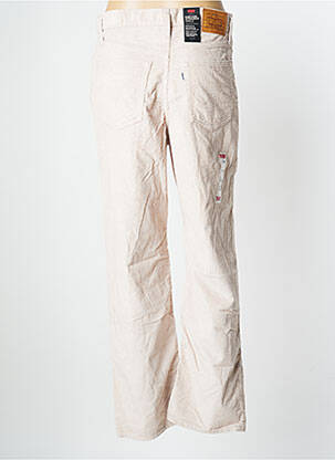 Pantalon drept talie înaltă talie înaltă bej LEVI'S femeie
