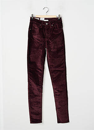 Pantalon drept elasticitate talie înaltă violet LEVI'S femeie
