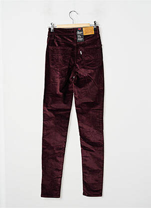 Pantalon drept elasticitate talie înaltă violet LEVI'S femeie