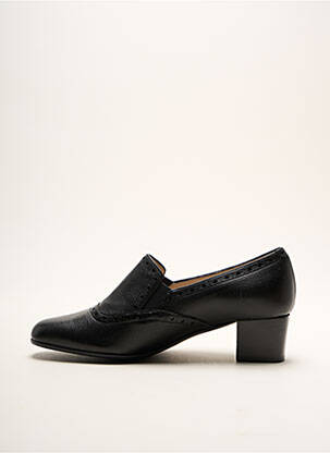 Mocasini pătrat toc de 4 la 6 cm negru SARA DI BERTON femeie