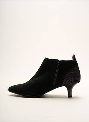 Botine/ghete vârf ascuțit toc de 4 la 6 cm negru BRUNATE femeie