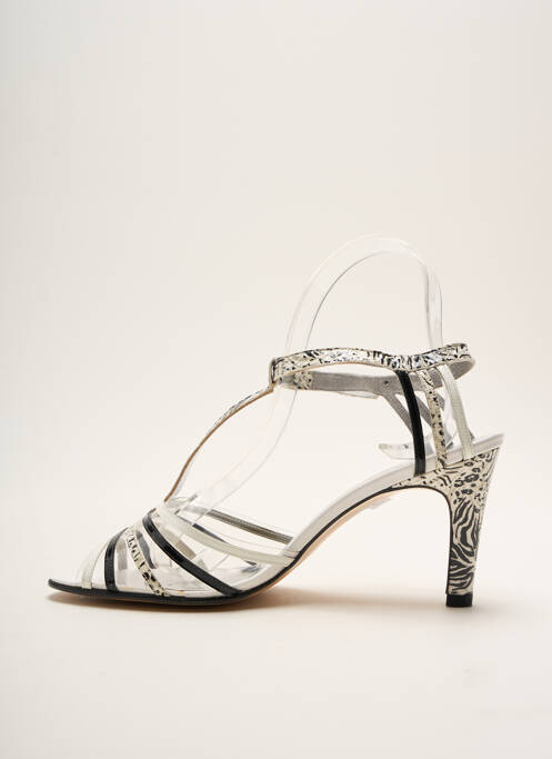 Sandale/Pantofi decupați alb AZUREE femeie