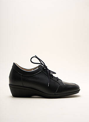 Încălțăminte de confort material neted toc de 4 la 6 cm negru LADY femeie