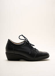 Încălțăminte de confort material neted toc de 4 la 6 cm negru LADY femme