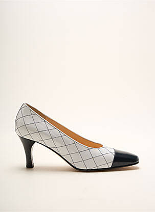 Pantofi cu toc albastru SELMO femeie