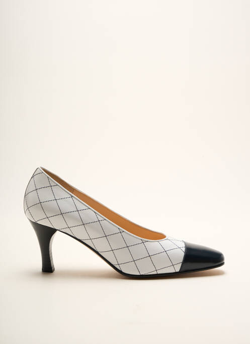 Pantofi cu toc albastru SELMO femeie