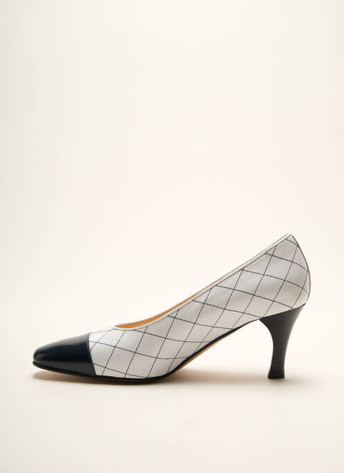 Pantofi cu toc albastru SELMO femeie