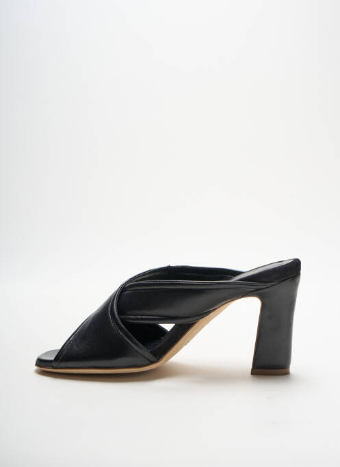 Mulete/Saboți negru LORENZO MASIERO femeie