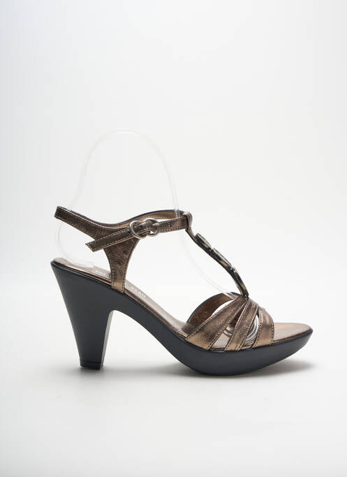 Sandale/Pantofi decupați maro FLEUR DE PEAU femeie