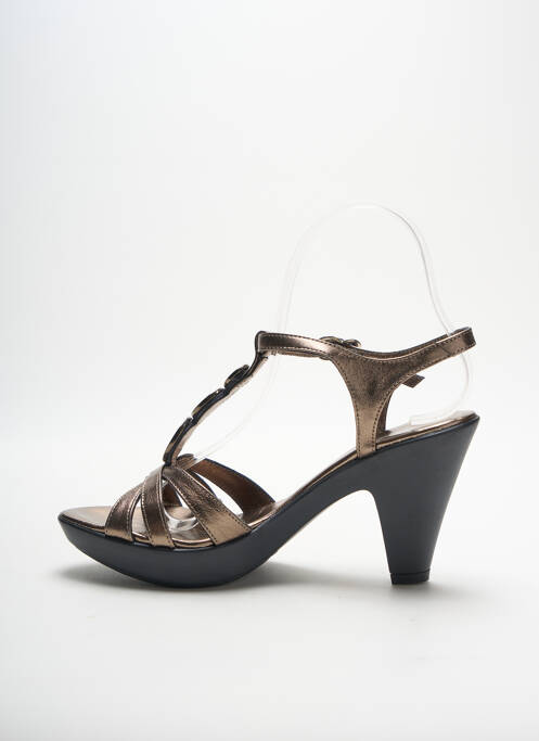 Sandale/Pantofi decupați maro FLEUR DE PEAU femeie