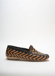 Mocasini țesătură satinată toc plat până la 3 cm negru YVES DESFARGE femme