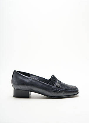Mocasini țesătură satinată toc plat până la 3 cm negru ARTIKA SOFT femeie