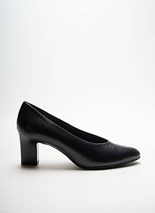 Pantofi cu toc țesătură satinată toc de 4 la 6 cm negru PETER KAISER femeie
