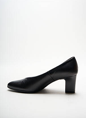 Pantofi cu toc țesătură satinată toc de 4 la 6 cm negru PETER KAISER femeie