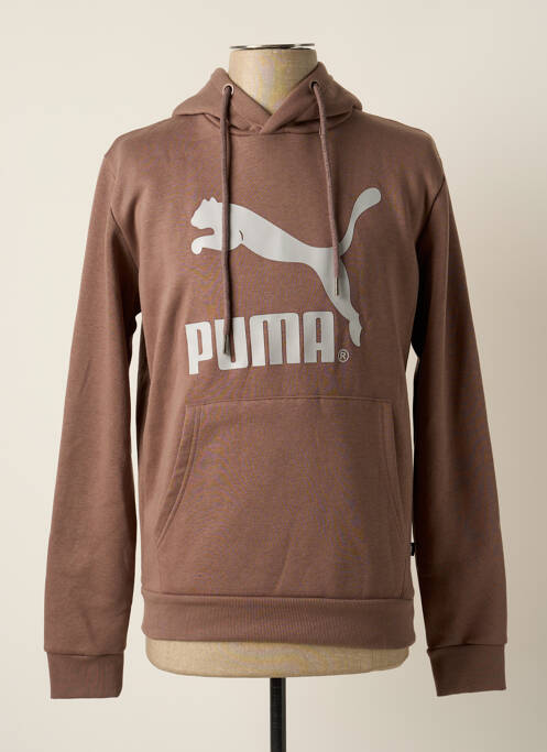 Hanorac cu glugă maro PUMA bărbat