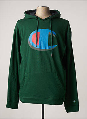Hanorac cu glugă verde CHAMPION bărbat