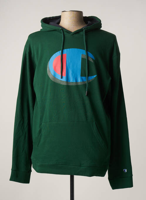 Hanorac cu glugă verde CHAMPION bărbat