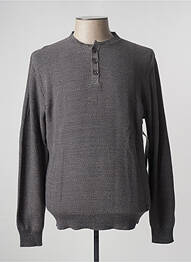 Pulover elasticitate mâneci lungi gri STOOKER homme