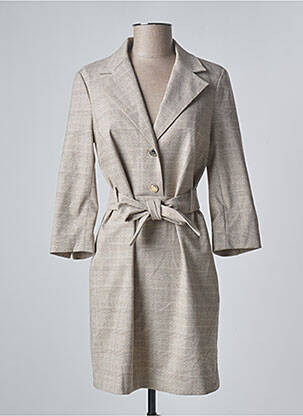 Rochie scurtă bej MORGAN femeie