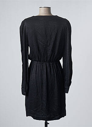 Rochie scurtă croială evazată mâneci lungi negru MORGAN femeie