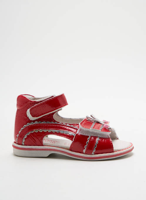 Sandale/Pantofi decupați roșu BELLAMY fată