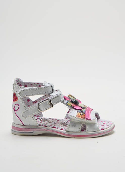 Sandale/Pantofi decupați gri BELLAMY fată