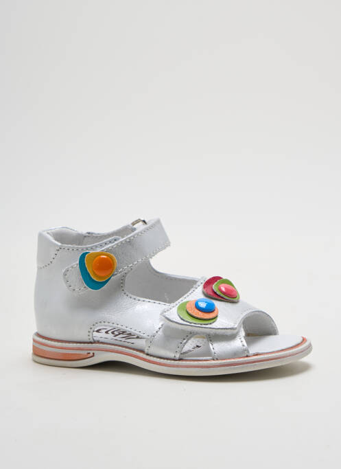 Sandale/Pantofi decupați gri BELLAMY fată