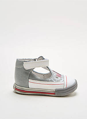 Sandale/Pantofi decupați alb BOPY băiat