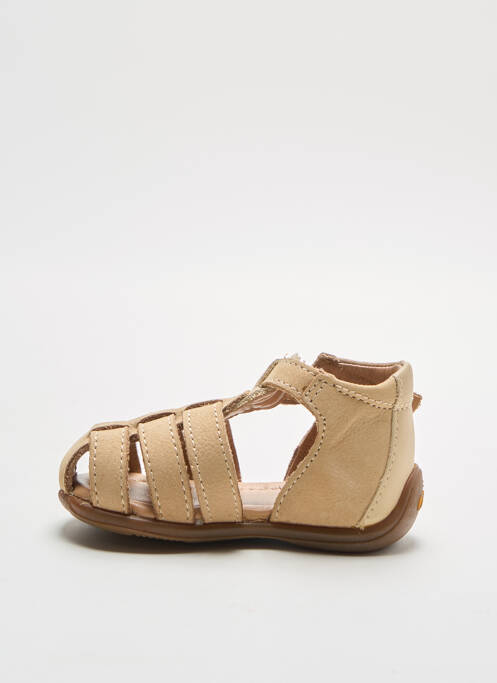 Sandale/Pantofi decupați bej ASTER băiat