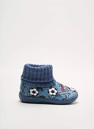 Papuci/Pantofi de casă albastru DKR băiat