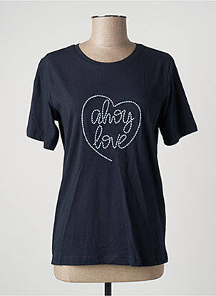 Tricou croială dreaptă mâneci scurte albastru STOOKER WOMEN femeie
