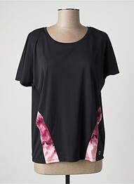 Tricou croială dreaptă mâneci scurte negru STOOKER WOMEN femme