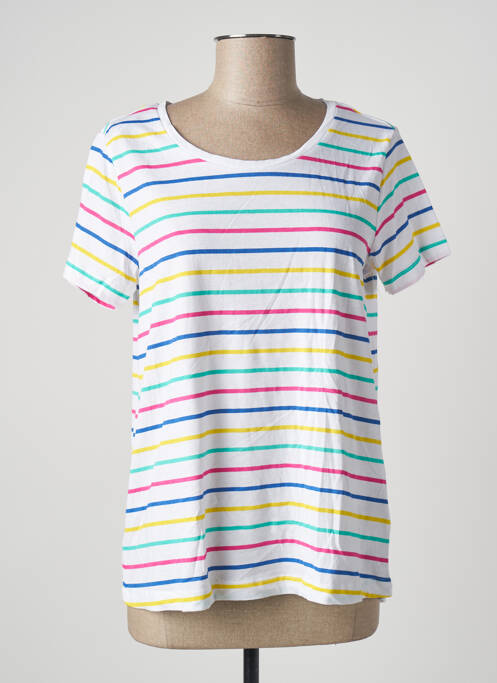 Tricou croială dreaptă mâneci scurte alb STOOKER WOMEN femme