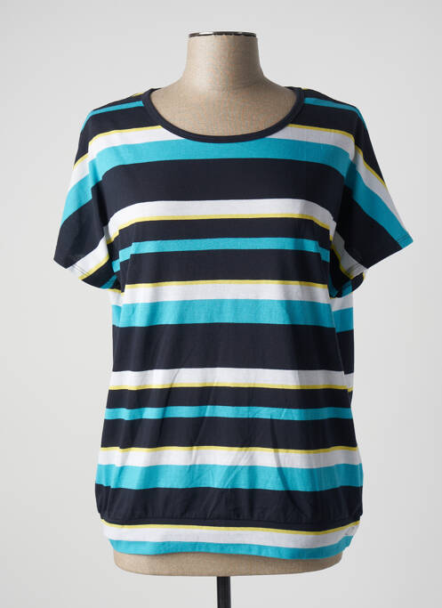 Tricou elasticitate mâneci scurte albastru SPORT BY STOOKER femme